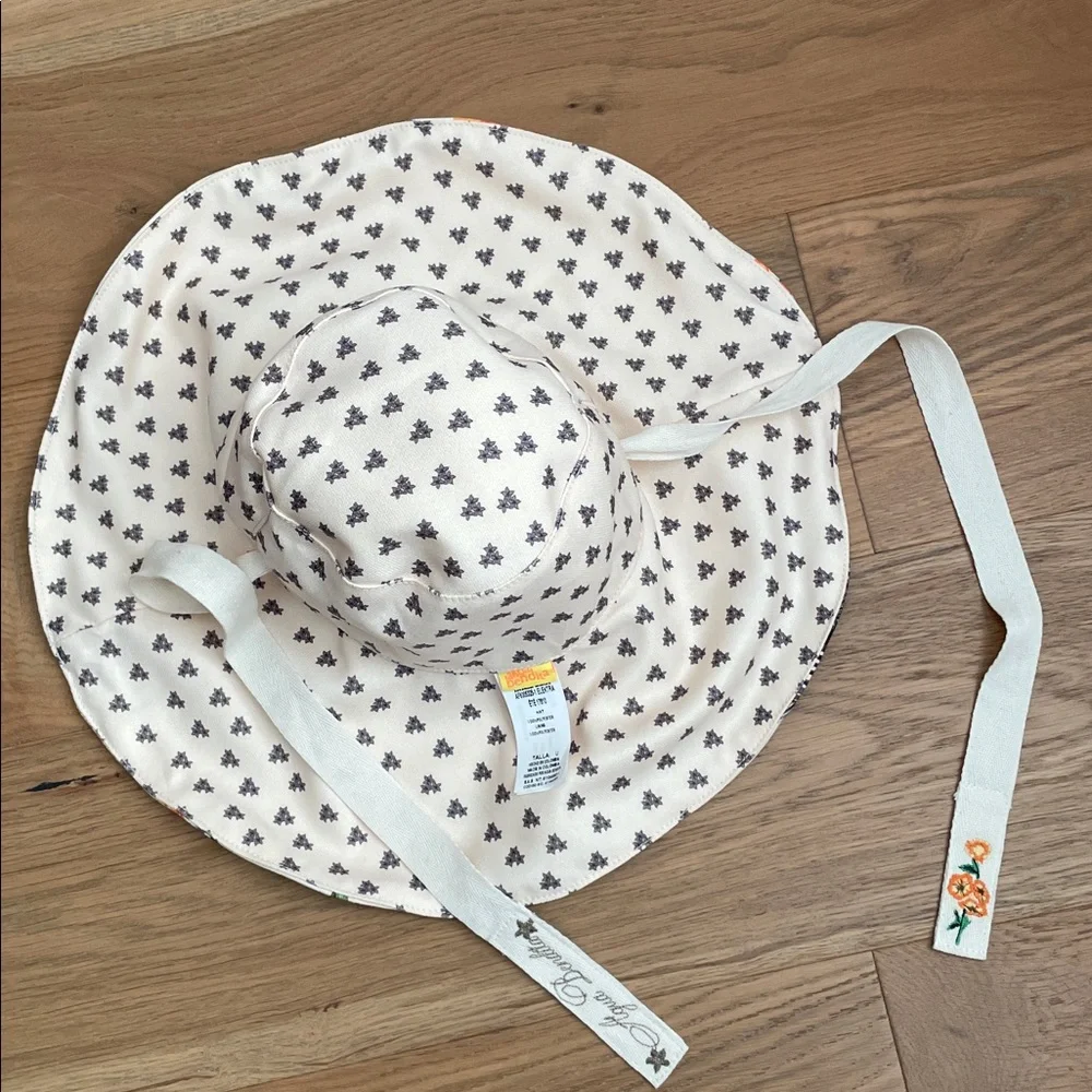 Agua Bendita Elektra Ete Floppy Hat, NWT